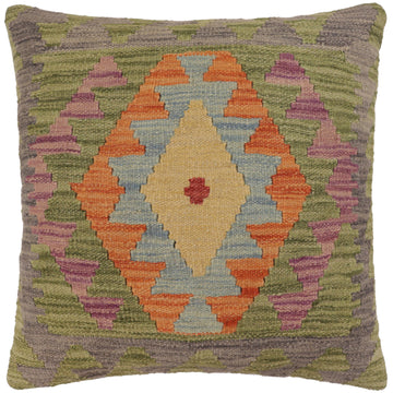 Tribal Miller Turkish Hand-Woven Kilim Pillow